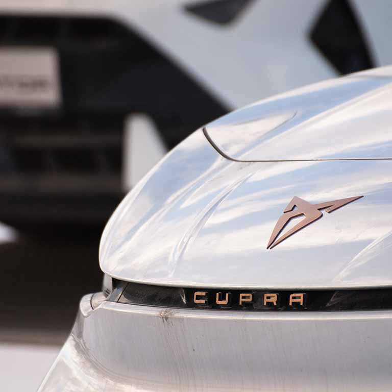 Cupra Bonnet White