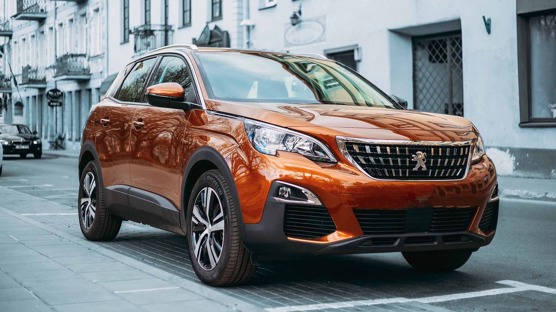 French Orange Car