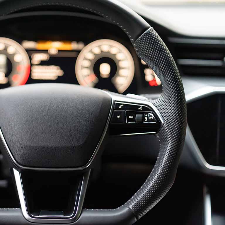 Car Steering Dashboard