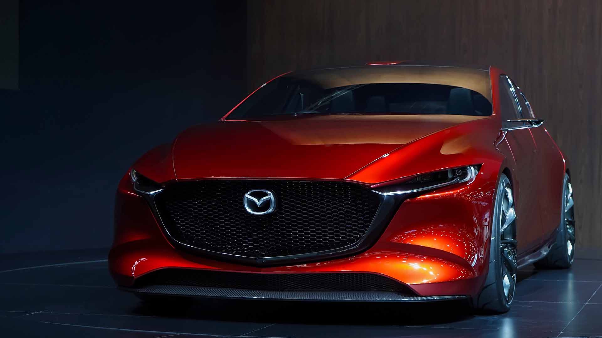 Red Mazda Showroom