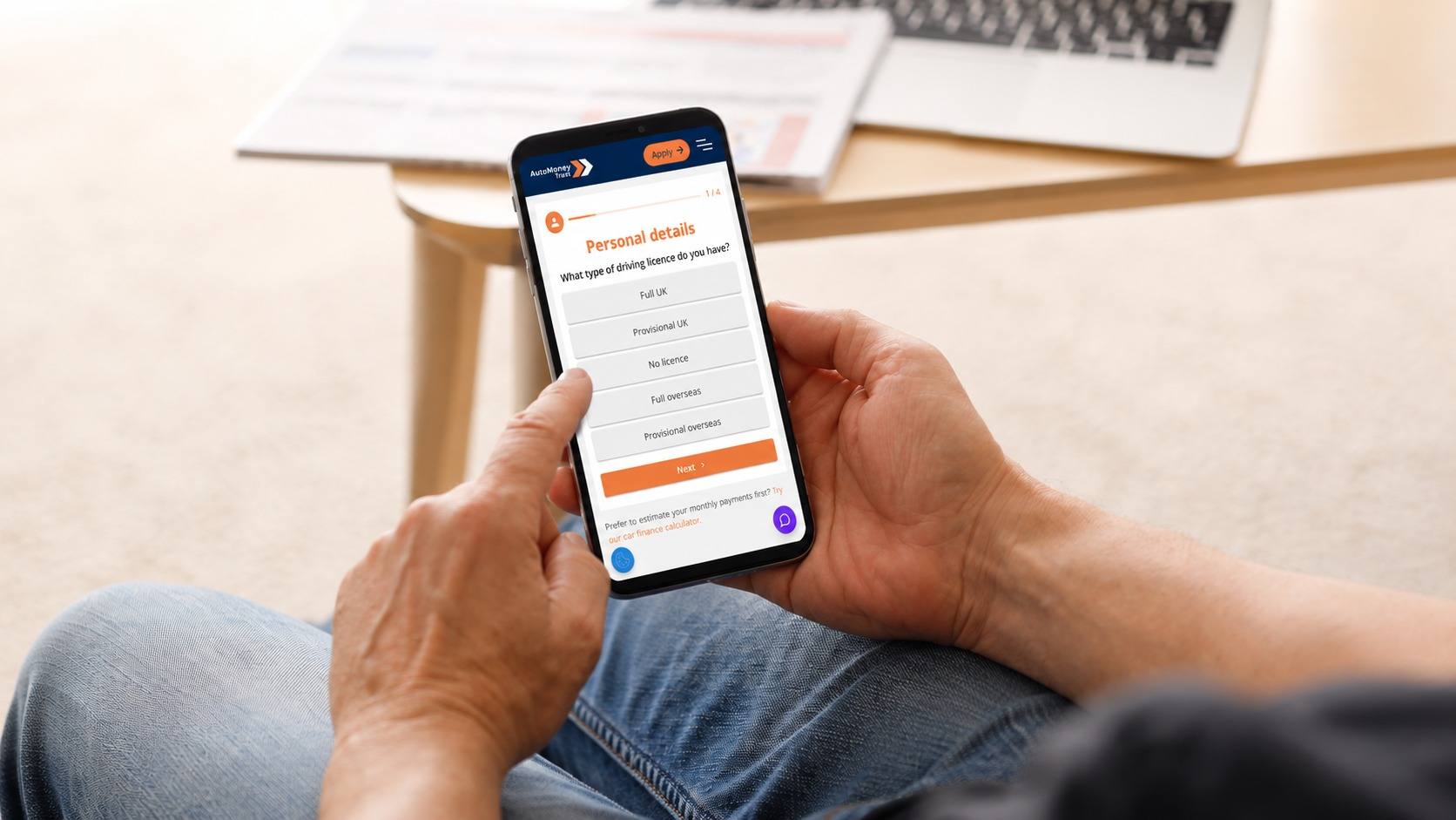 Apply for car finance