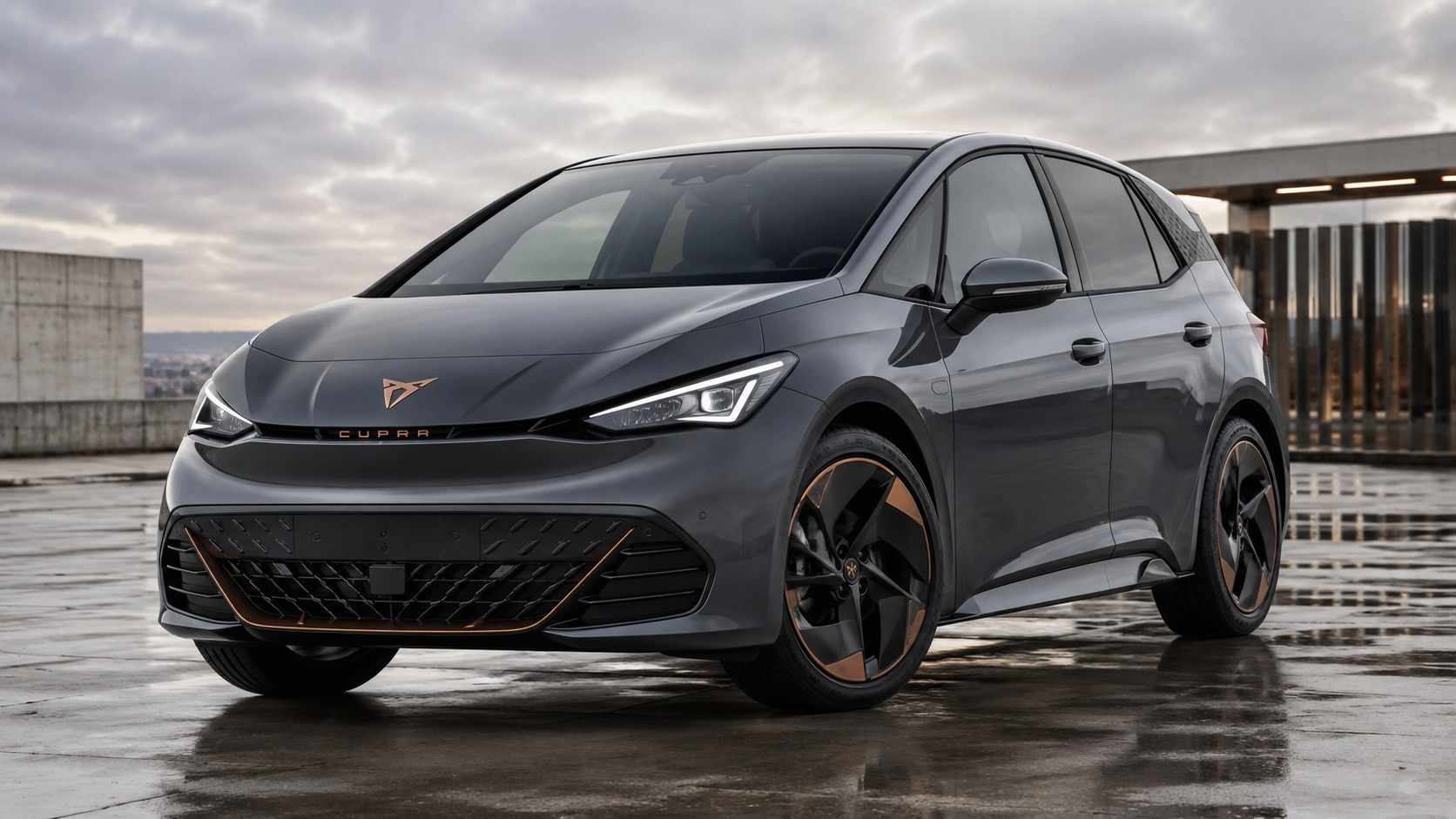 Cupra Born on roof