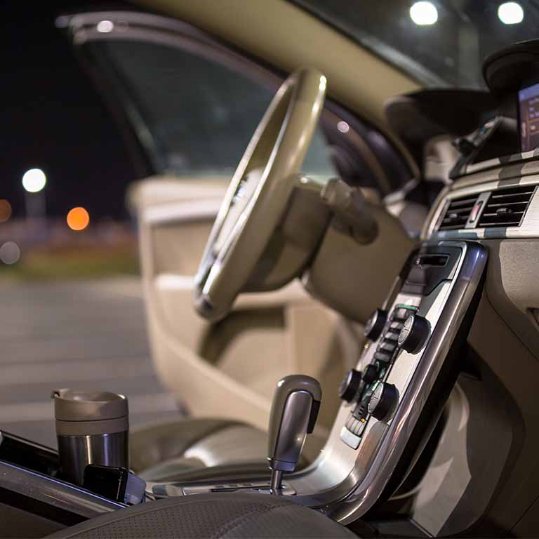 Steering Wheel To The Side