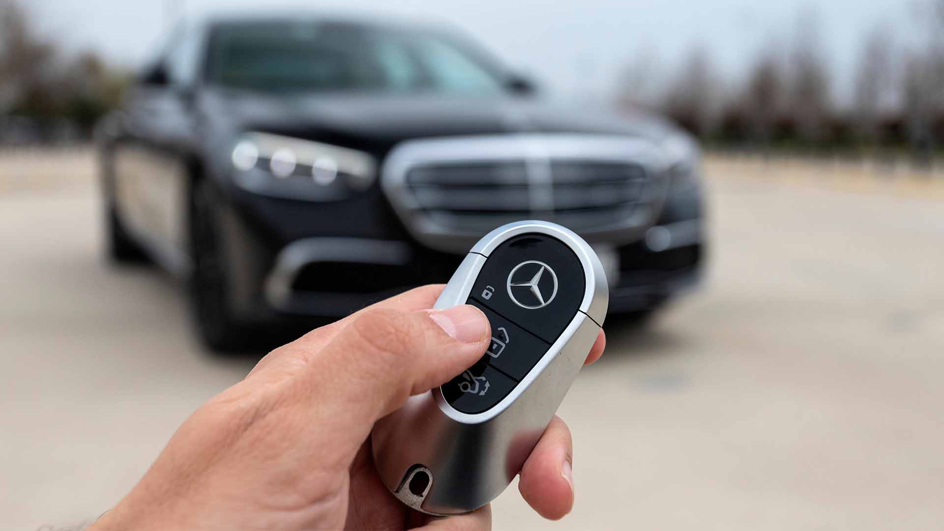 Mercedes Blue Car Key ?? 