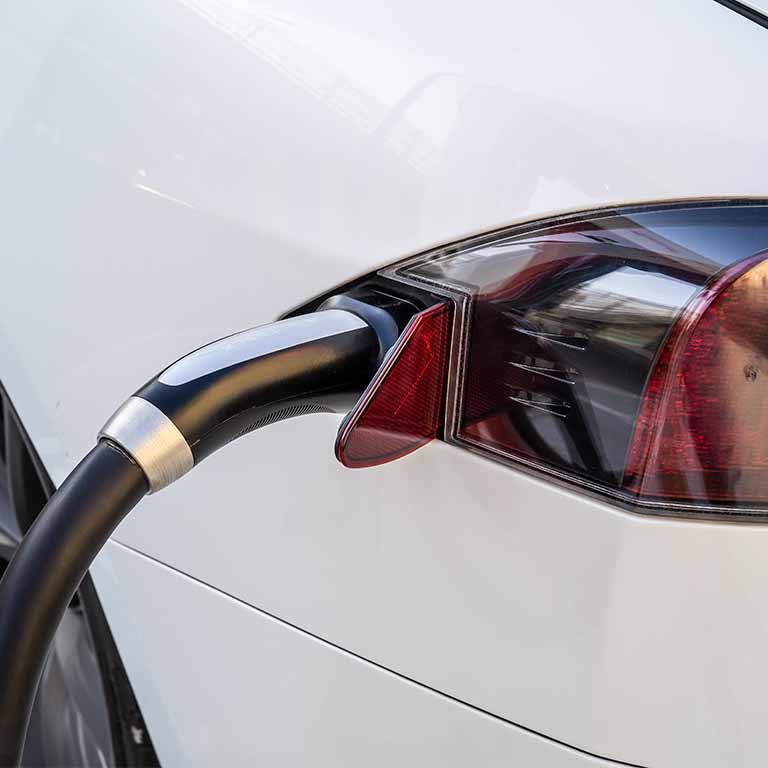 electric car charging port